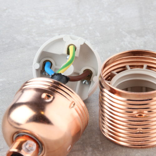 Lampenfassung wieder öffnen - DIY Lampenbau Schweiz